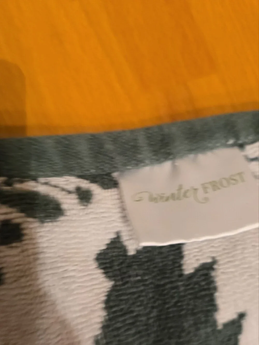 Green Leaf Pattern Hand Towel